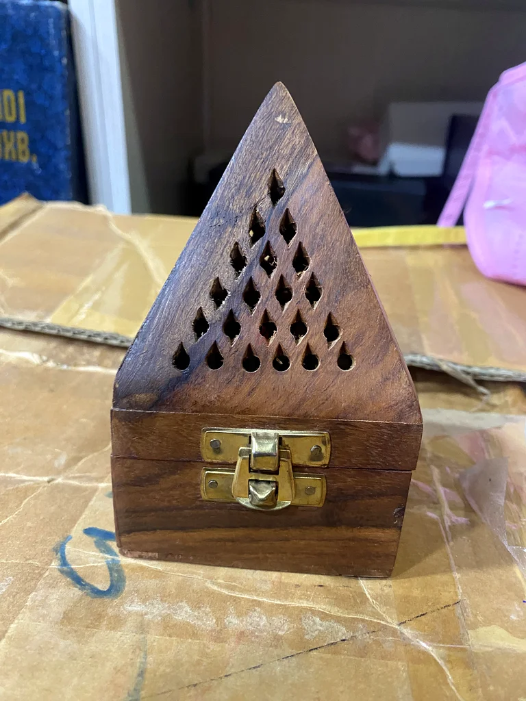 Wooden incense Bakhoor pyramid sized632213479176981115