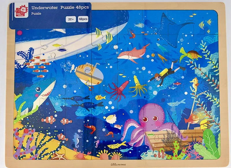 Dive into Fun with the Underwater Puzzle - 48 Pieces!62863818286467119