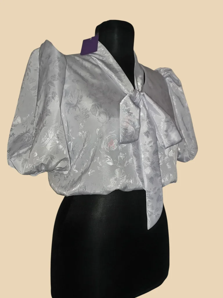 SALE! Puff Sleeve Blouse made from Japanese Fabric62935675321347113