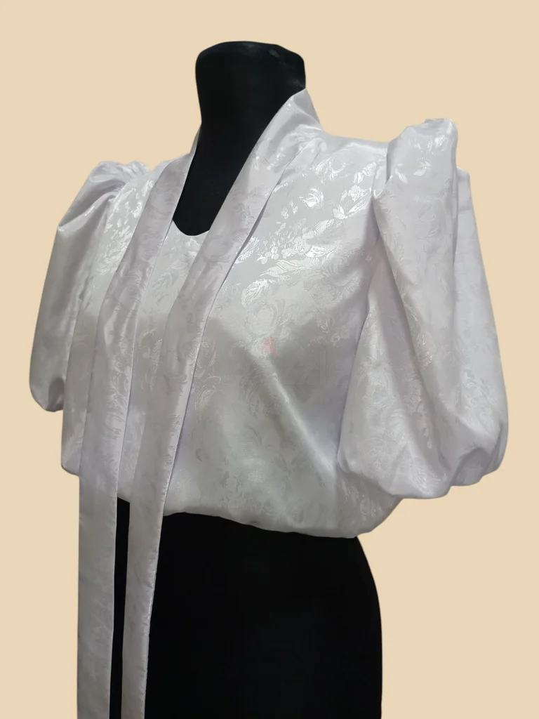 SALE! Puff Sleeve Blouse made from Japanese Fabric62935675321347111