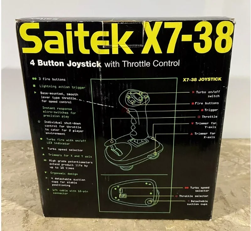 Flight to Fun: Saitek X7-38 Joystick for Sale!63229687139202112