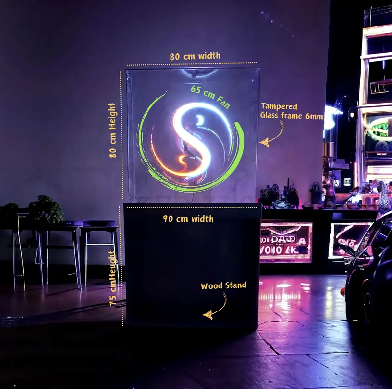 Hologram Fan With Stand632629360071701113