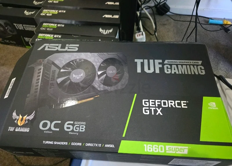 (30 avl) ASUS TUF Gaming Graphics Card - Powerful Performance! (Gtx 1660 6gb ddr6 30 avl )63256596113539111