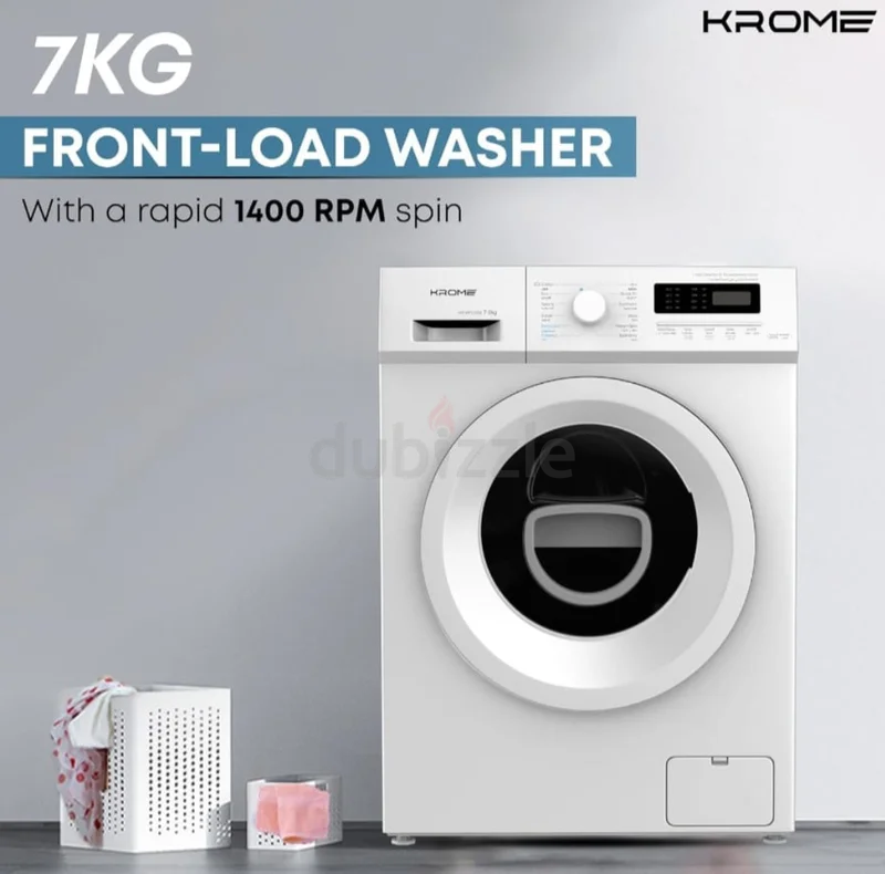 Krome 7KG Fully Automatic Washing Machine62931668789121114