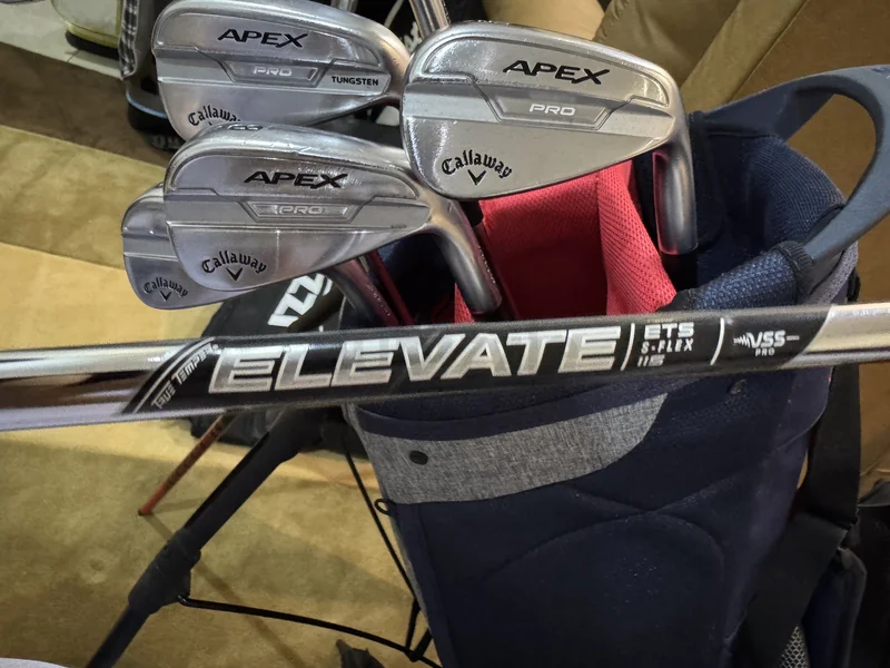 مجموعة أيرون Stiff Callaway APEX 21 PRO (4،5،6،7،8،9،PW)، رؤوس فولاذية True Temper 115g RH لليمين62933695121922114