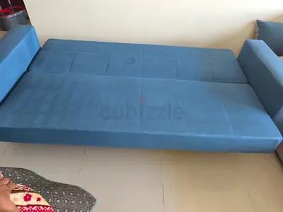 Stylish Blue Sofa Bed for Sale