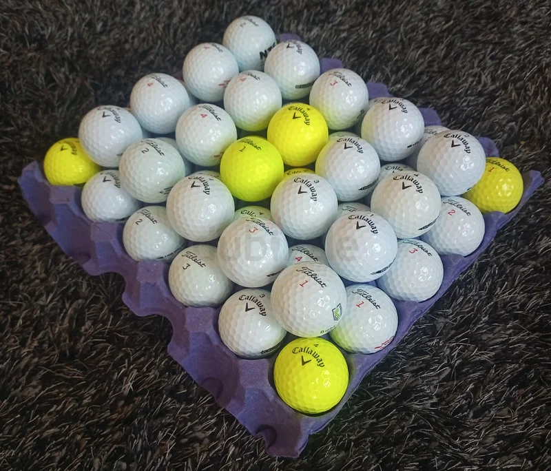 Titleist/Callaway كرات جولف بحالة GradeA متنوعة (عبوة من 50 كرة)62933695309186113