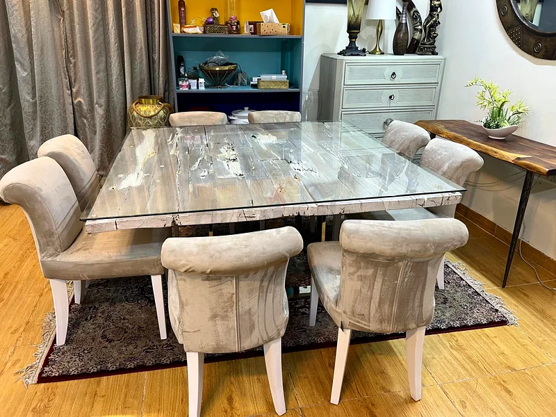 Charming Marina Home Railway Wood Dining Set62863820958977111