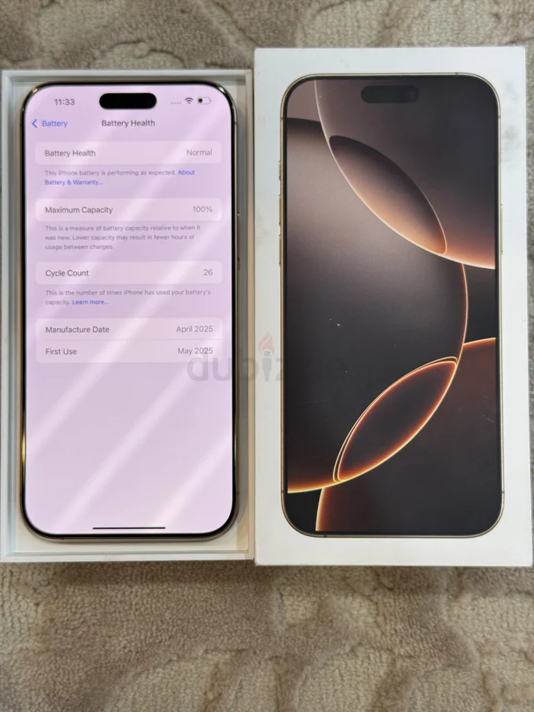 iPhone 16 Pro Max - 256 جيجابايت - حالة ممتازة!62929661634433111