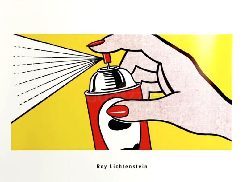 Roy Lichtenstein Original Poster Spray - Perfect for True Collectors!63264069964417110