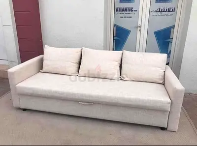 IKEA frighten THREE Seater sofa bed beige Like a brand new