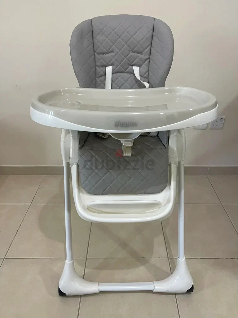 كرسي أطفال جيجلز لوول مع طبق قابل للإزالة وعجلات63203183119873111