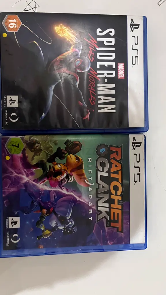 Exciting PS5 Game Collection: Marvels Spider-Man  Ratchet  Clank!