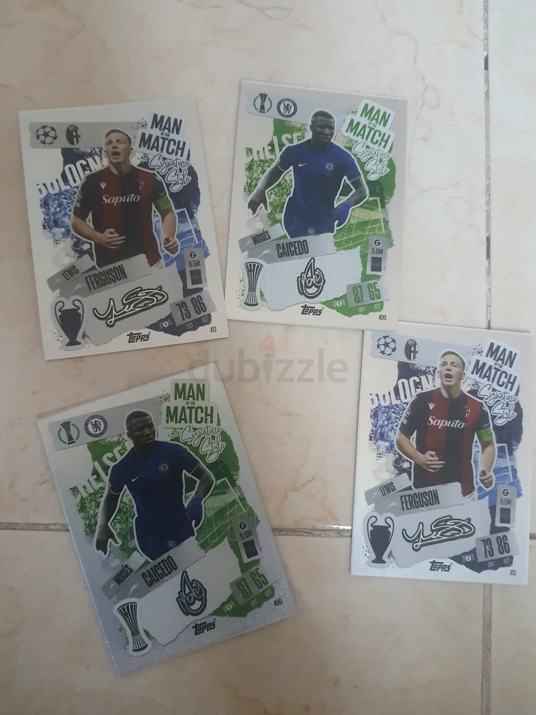 4 autographed cards(TOPPS)632108783482911115