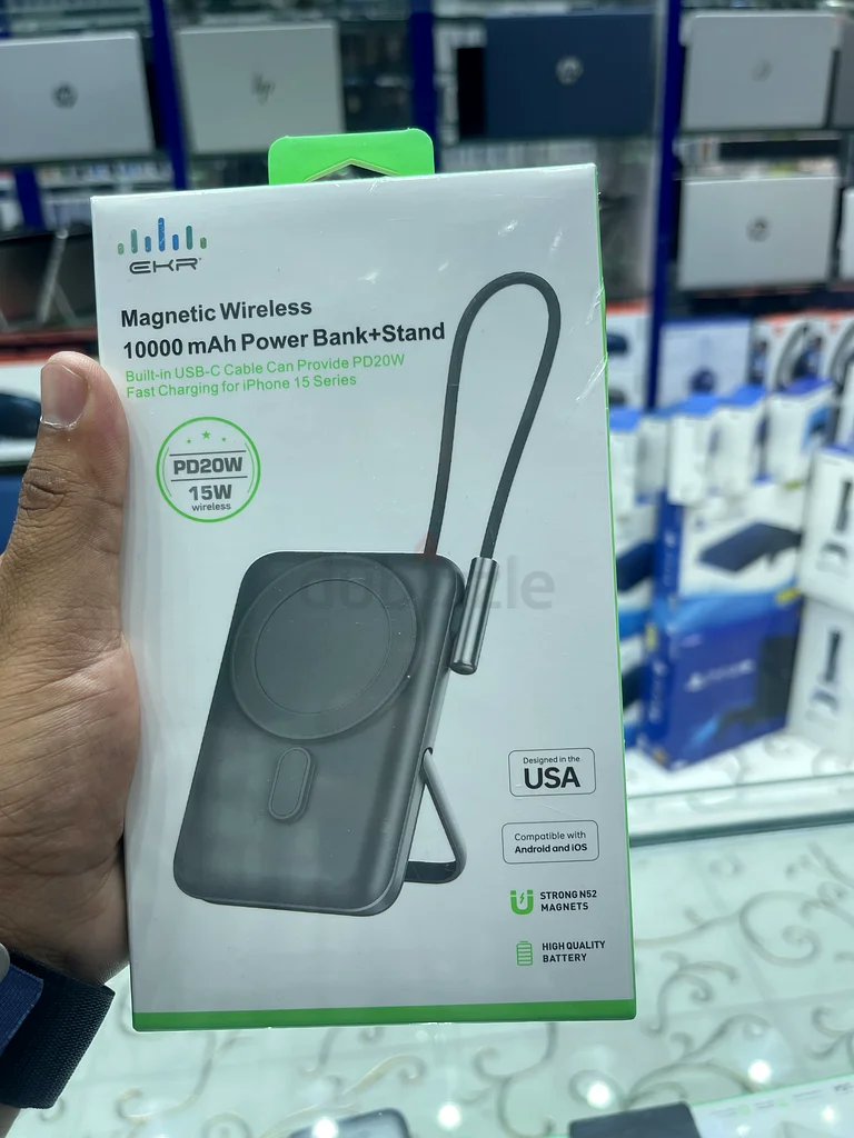 EKR Magnetic Wireless 10000 mAh PowerBank632233579984651129