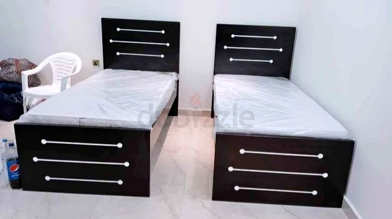 New Single Bed Wood With Mattress628638254694411117