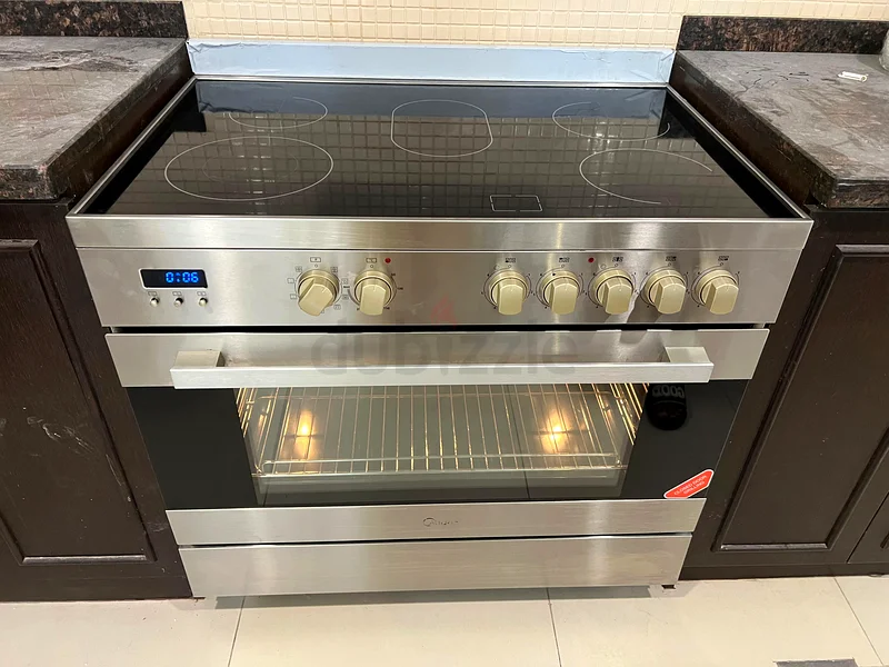 MIDEA, 5-Hob Stainless Steel Cooker Range VSVC96048 Silver, FREE DELIVERY, INSTALLATION63168525123715112
