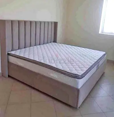 Elegant King Size Bed with Comfortable Mattress