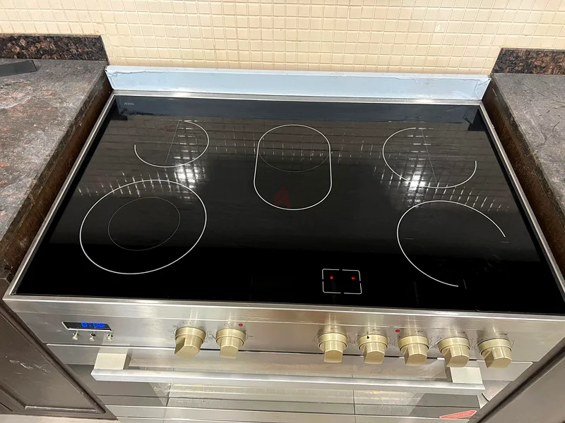 MIDEA, 5-Hob Stainless Steel Cooker Range VSVC96048 Silver, FREE DELIVERY, INSTALLATION63168525123715111