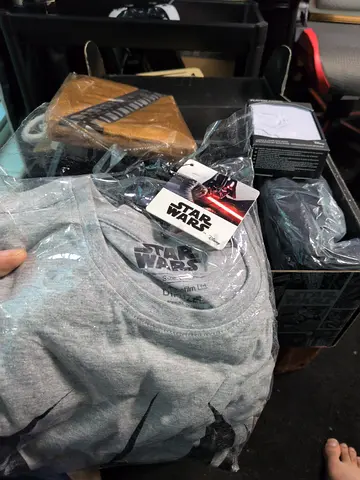 New Star Wars T-Shirts notebook playing cards, cap - Must-Have for Fans!