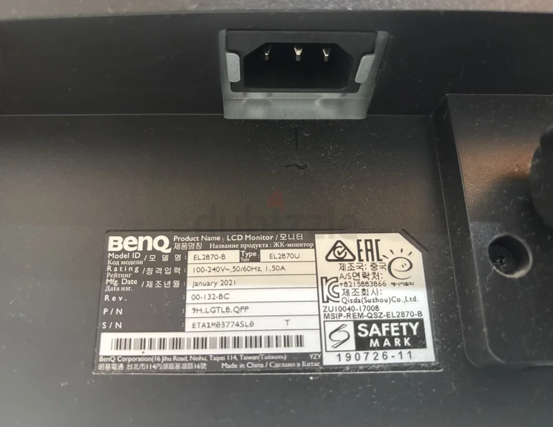 شاشة BenQ 4K مقاس 28 بوصة62863825603202113