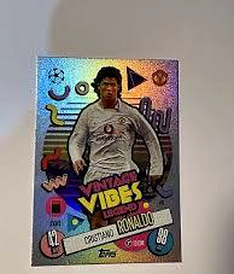 Cristiano Ronaldo vintages vibe card (TOPPS)632108783175691124