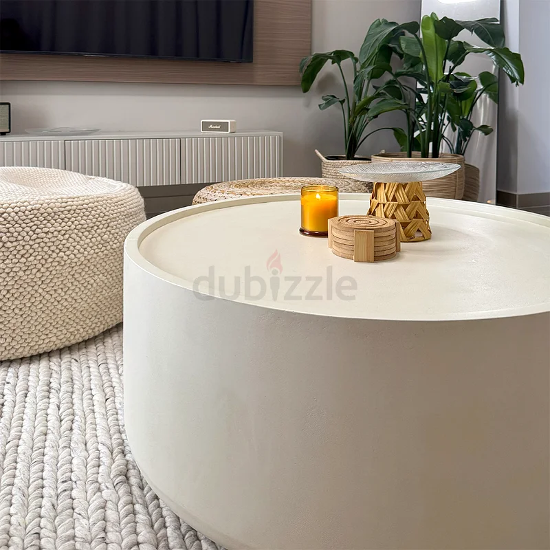 Micro-Cement Round Coffee Table63179863174530113