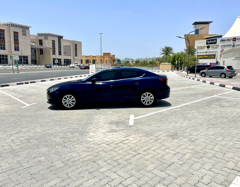 Stunning Dark Blue Mazda 3, 2016 GCC Top Option, Low Milage, Sunroof, Original Paint, No Accident63135491848707114