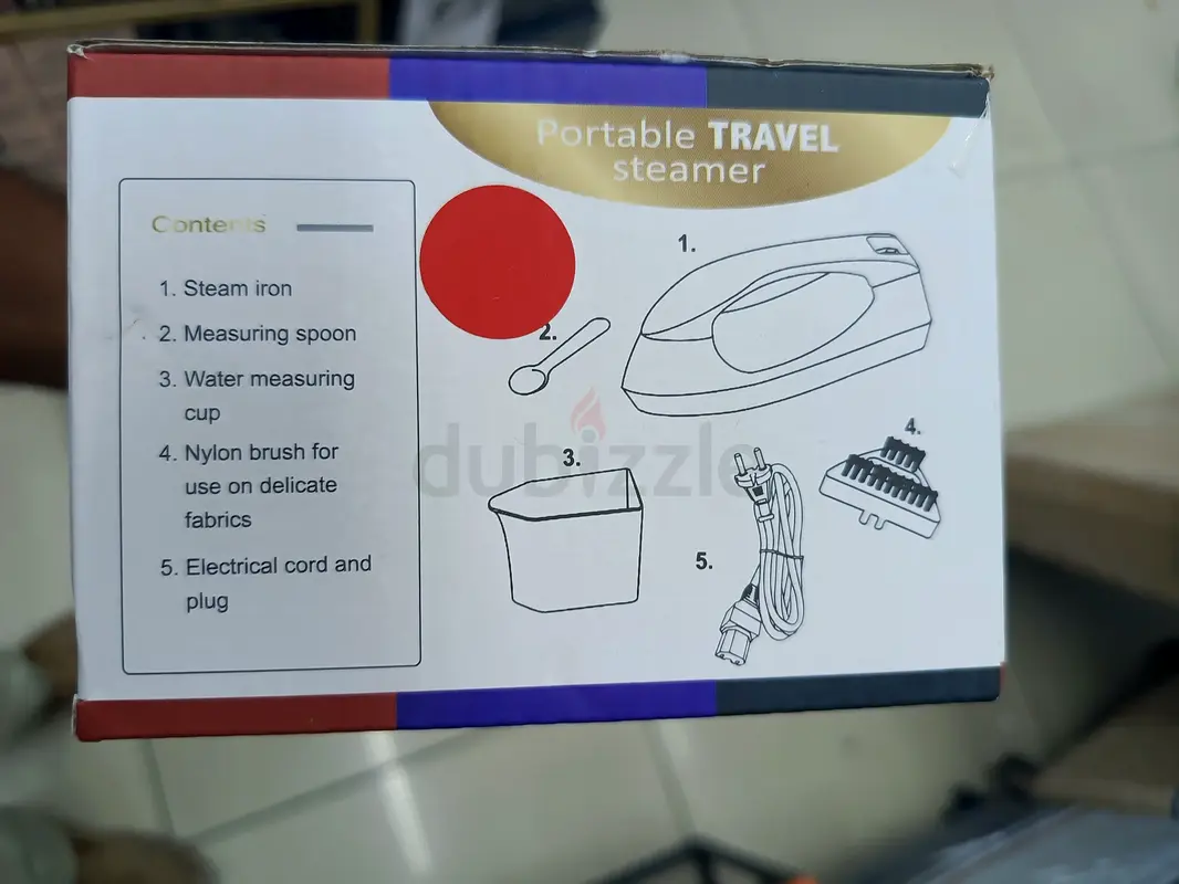 Portable Travel Steamer - Perfect for On-The-Go Garment Care!