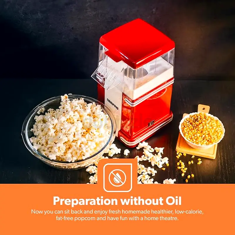 Geepas Electric Popcorn Maker (Model: GPM841), 1200W