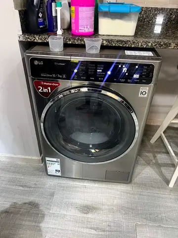 LG New Model Touch Display 10/7KG washer dryer inverter