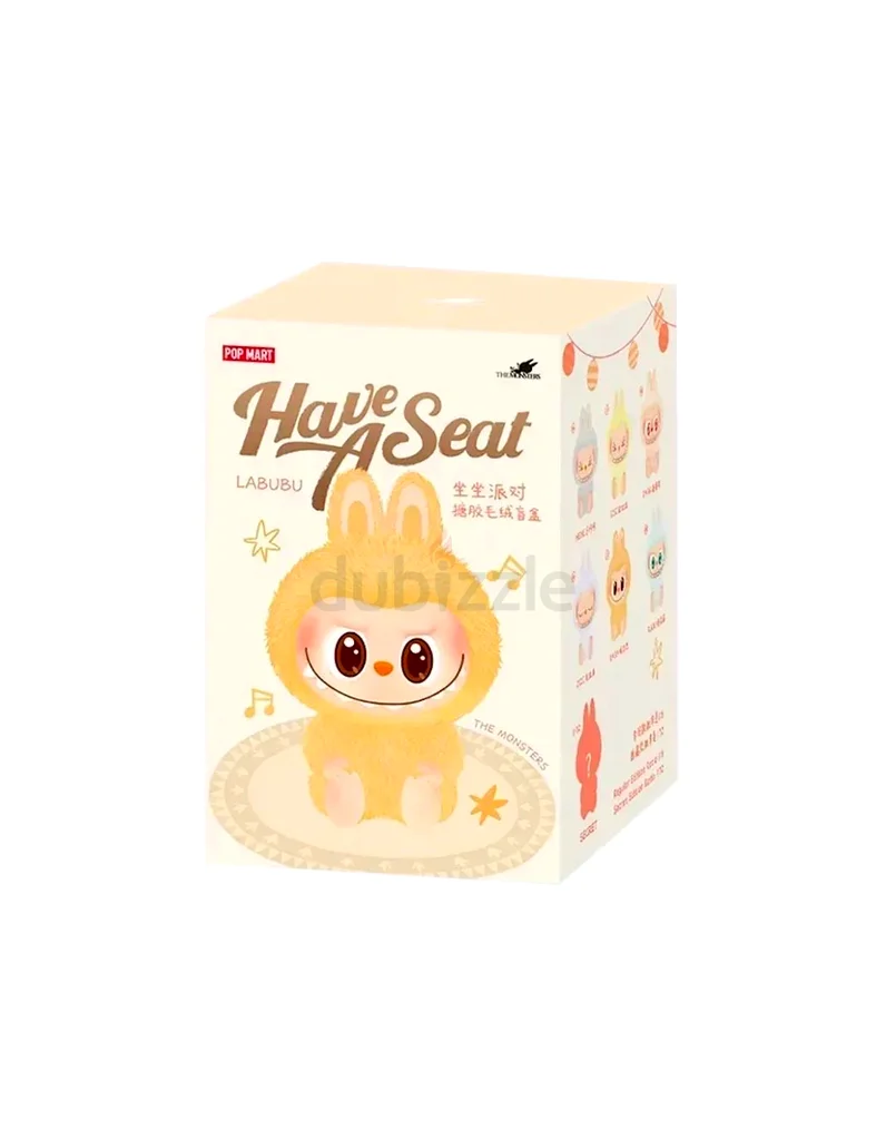 Labubu pop mart 100% orginal … bought directly from pop mart … Have a Seat Plush Toy Collection!63204856351107111