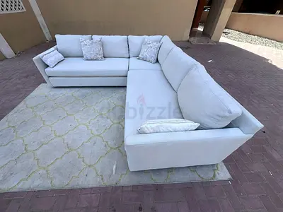 Pottery Barn corner sofa neat and clean