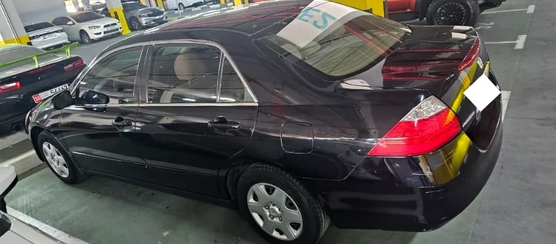 هوندا أكورد LX 2006 خليجي جي سي سي الفطيم معتمد من هيئة الطرق والمواصلات جاهز للتسجيل بطارية جديدة مفتاحان63223818603651113