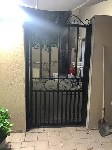 Elegant Black Decorative Gate - Enhance Your Space!