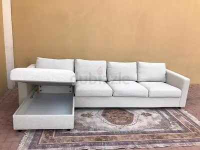 IKEA vimle L shape Sofa four seater beige