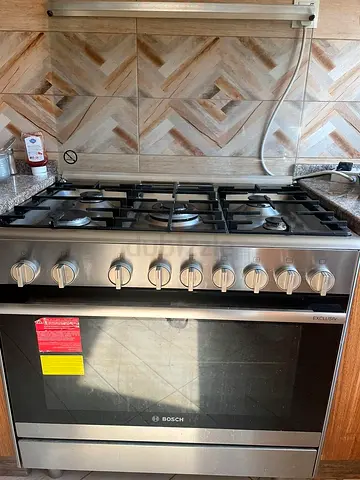 Bosch New Model 5 Burner Gas Cooker 9x60cm Made In Italy