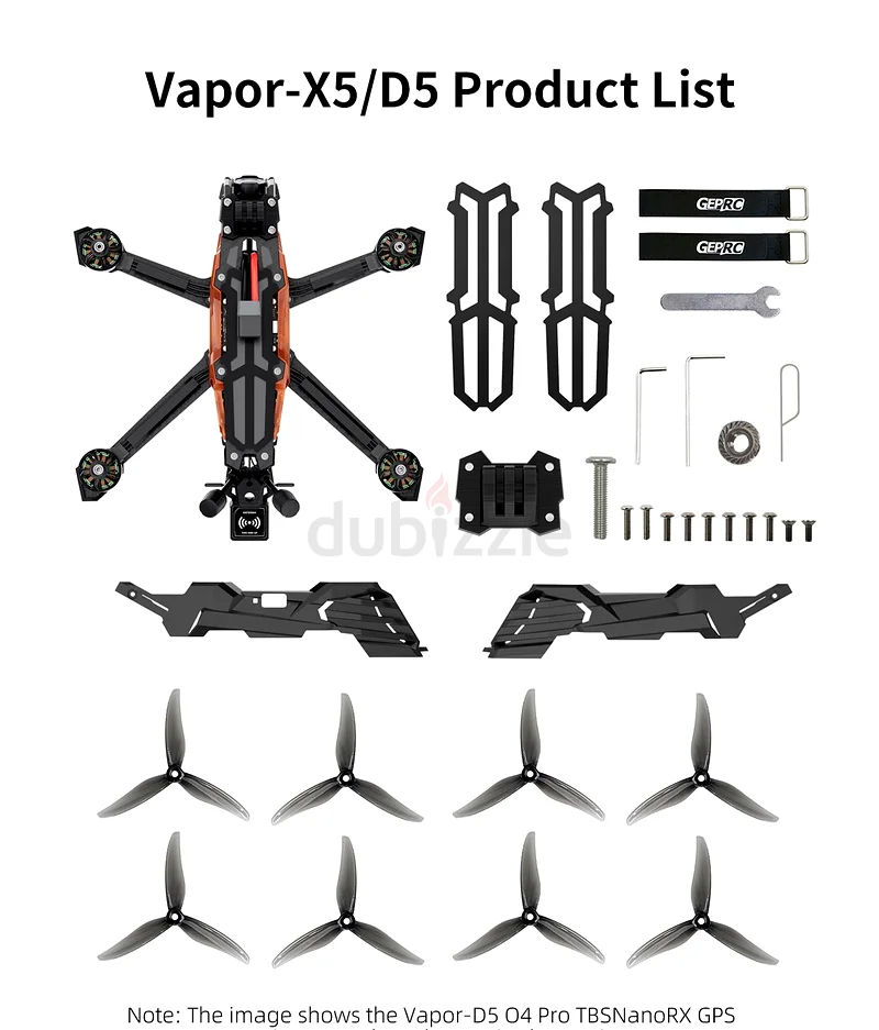 GEPRC Vapor D5 FPV DRONE with DJI O4 pro63234612455811113