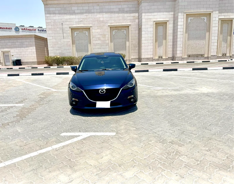 Stunning Dark Blue Mazda 3, 2016 GCC Top Option, Low Milage, Sunroof, Original Paint, No Accident63135491848707112
