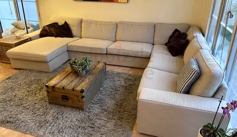 Sofa brand new condition ikea kivik Ushape sofa beige