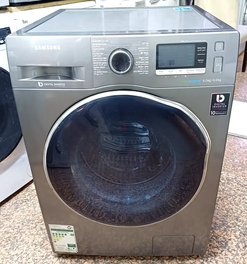 Samsung ecobubble washing machine for sell 9kg wash 6kg dryer