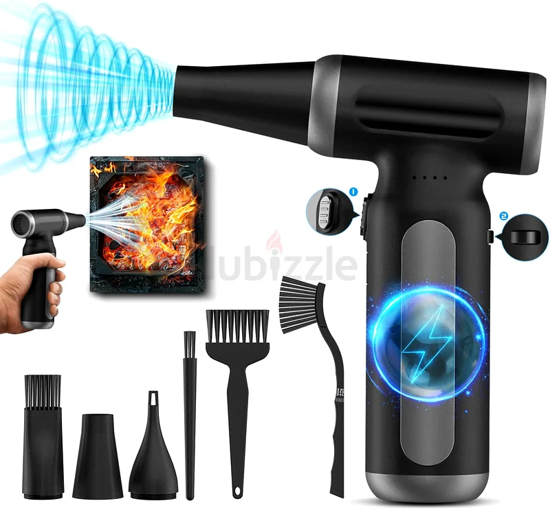 Electric Compressed Air Duster - 33,0000 RPM Rechargeable Cordless Turbo Blower632529495481611120