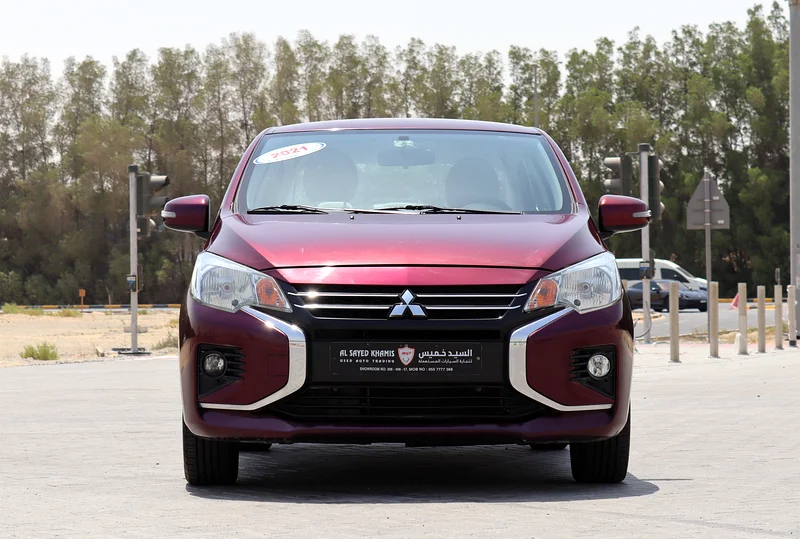 MITSUBISHI ATTRAGE 2021 - ORIGINAL PAINT - ACCIDENTS FREE خليجي - صبغة وكالة - بدون حوادث63173122763521112
