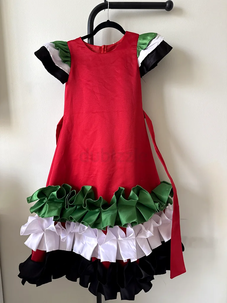 Uae national day girls dress اليوم الوطني الاماراتي فستان63239616588547110