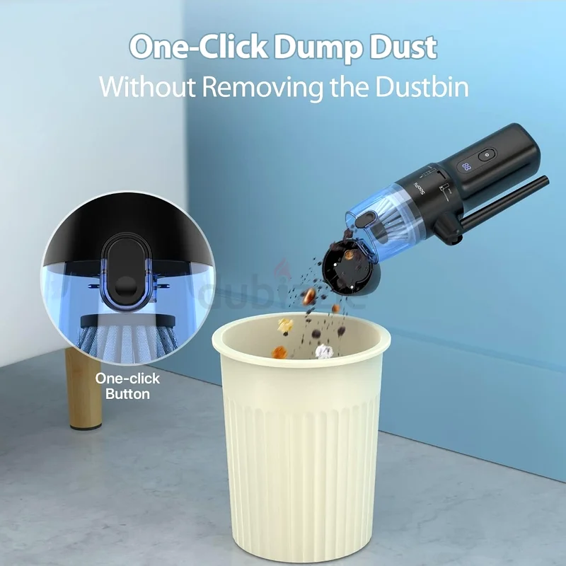 SooPii Cordless Air Duster for Computer Cleaning, Compressed Air Blower with Power LED Display,63252949609859114