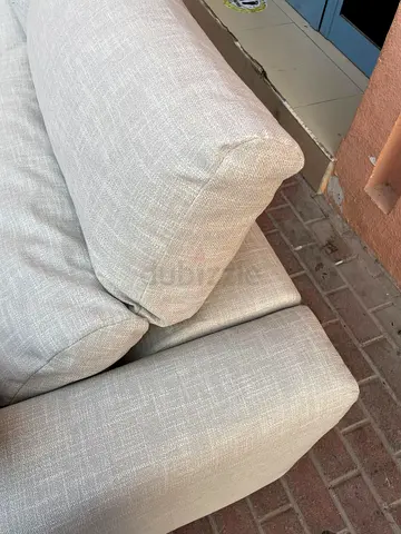 IKEA Eskilstuna L shape sofa bed Beieg