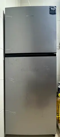 Stylish Silver Frost-Free Refrigerator     with Inverter Compressor, twist ice maker