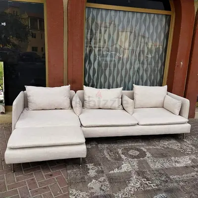 Ikea Soderhamn L shape sofa Beieg