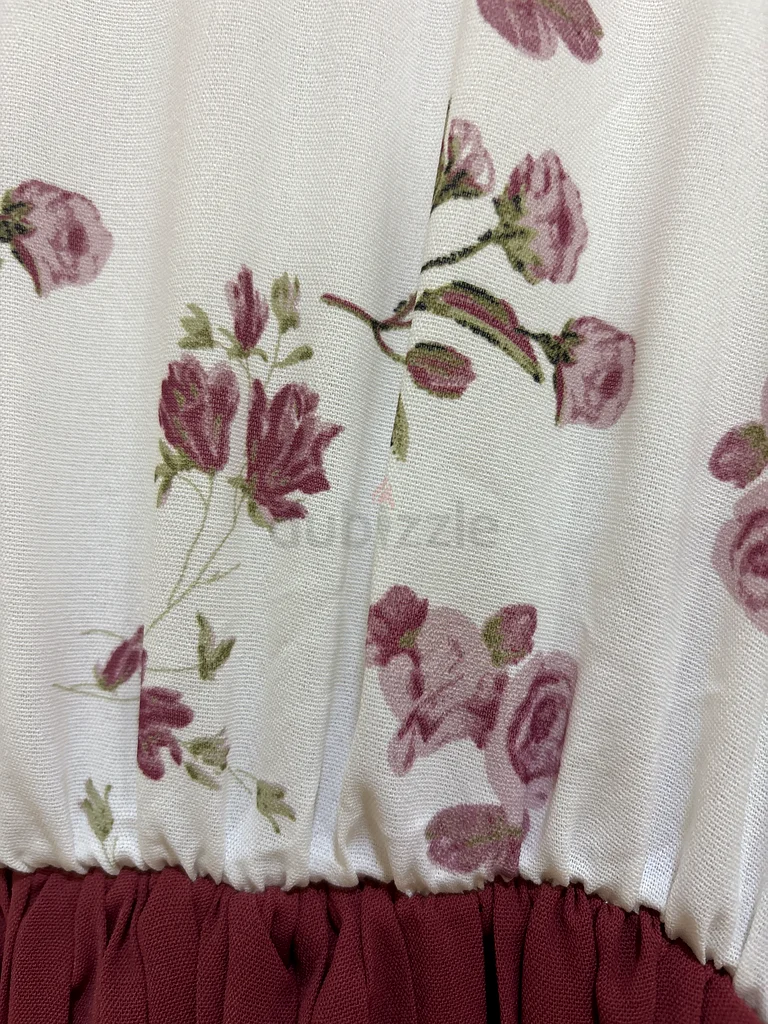 فستان طويل مطوي أنيق | مقاس حر | مناسب للحجم S-M | أسلوب خالد. من numberone bags63173144577025111