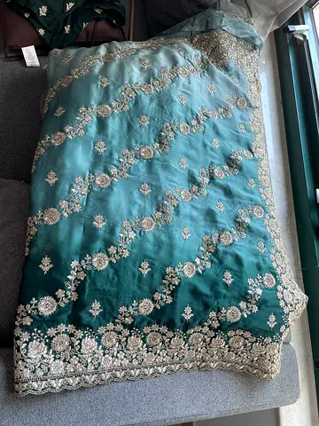New Pakistani ombré saree